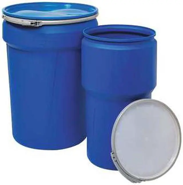 Alt view image 3 of 5 - EAGLE MFG 1610MBGF Open Head Transport Drum, Polyethylene, 14 gal, Unlined, Blue