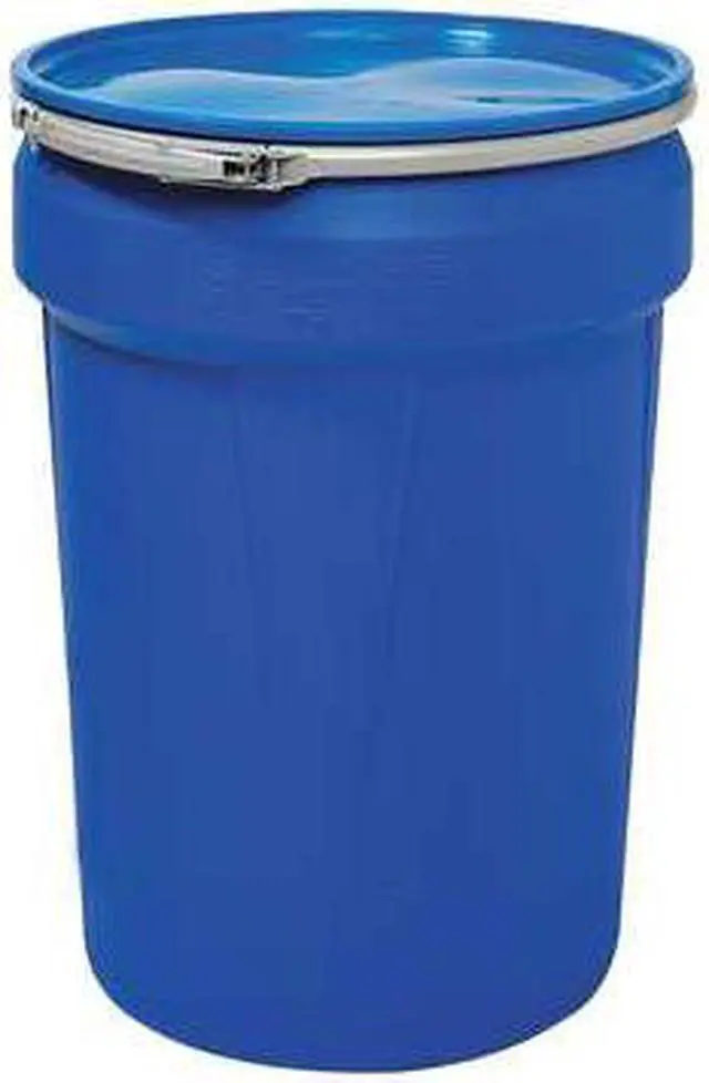 Alt view image 5 of 5 - EAGLE MFG 1610MBGF Open Head Transport Drum, Polyethylene, 14 gal, Unlined, Blue