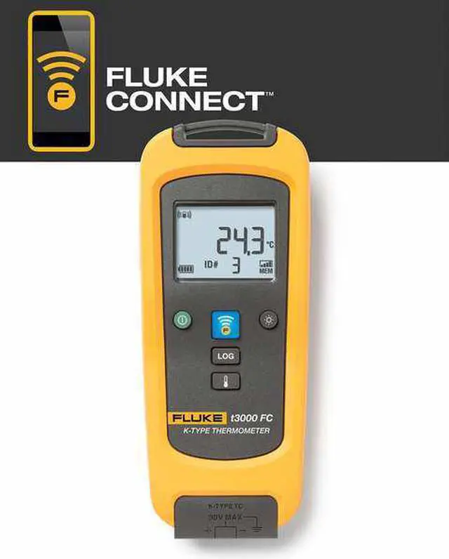 Alt view image 4 of 4 - FLUKE FLK-T3000FC Temperature Module,Wireless