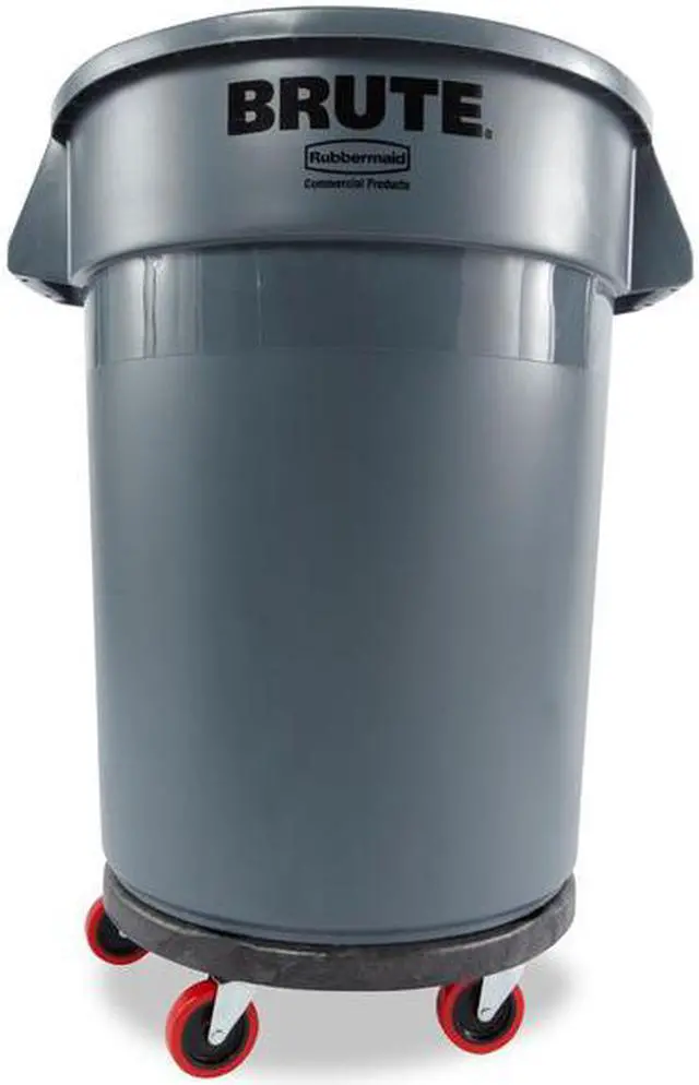 Alt view image 5 of 9 - Container Dolly,250 lb.,Fits 55 gal. RUBBERMAID FG264043BLA