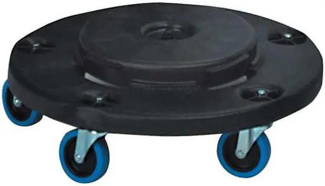 Alt view image 8 of 9 - Container Dolly,250 lb.,Fits 55 gal. RUBBERMAID FG264043BLA