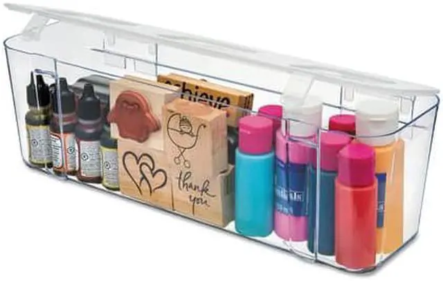 Alt view image 4 of 13 - Large Caddy Organizer Compartment-Clear