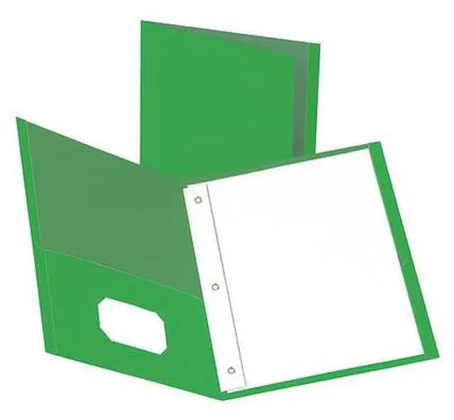 Alt view image 4 of 7 - Business Source 2-Pocket Folders 100 Sh Cap Ltr 9-1/2"x11" 25/BX GN 78509