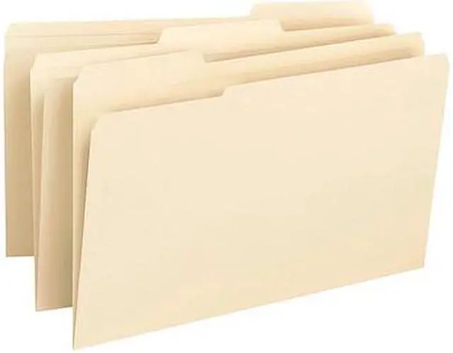 Alt view image 5 of 6 - Business Source File Folder Legal 3/4" Exp. 14PT 1/3" 50/BX Manila 16516
