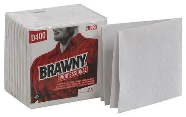 Main image of GEORGIA-PACIFIC 20023 Disposable Wipes, 13" x 12-1/2", 18 Pack, 65 Sheets/ Pack
