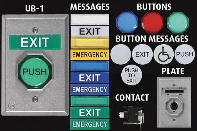 Alt view image 9 of 10 - SAFETY TECHNOLOGY INTERNATIONAL UB-1 Universal Push Button Kit