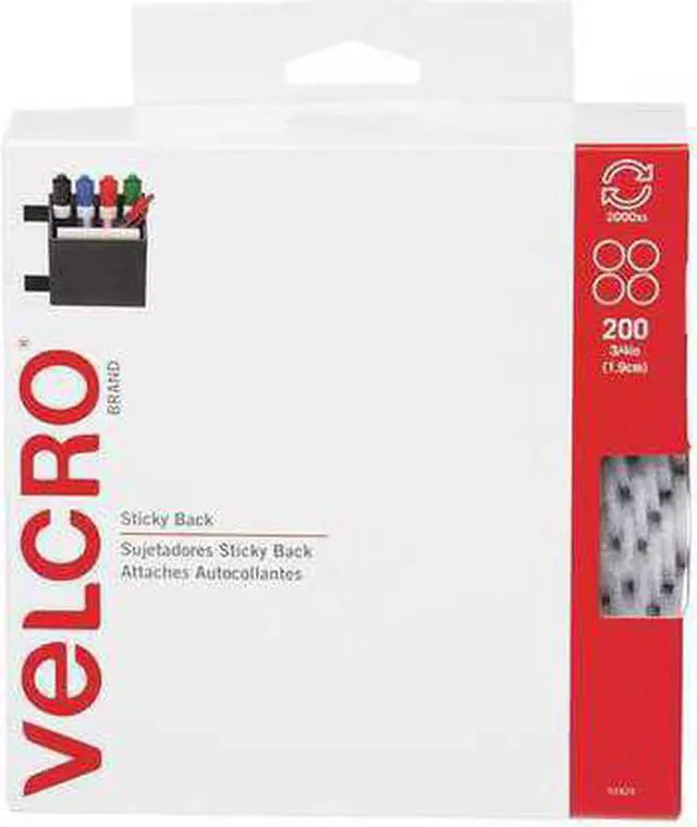 Alt view image 8 of 20 - Velcro Brand Adhesive,Hook and Loop,Wh 91824