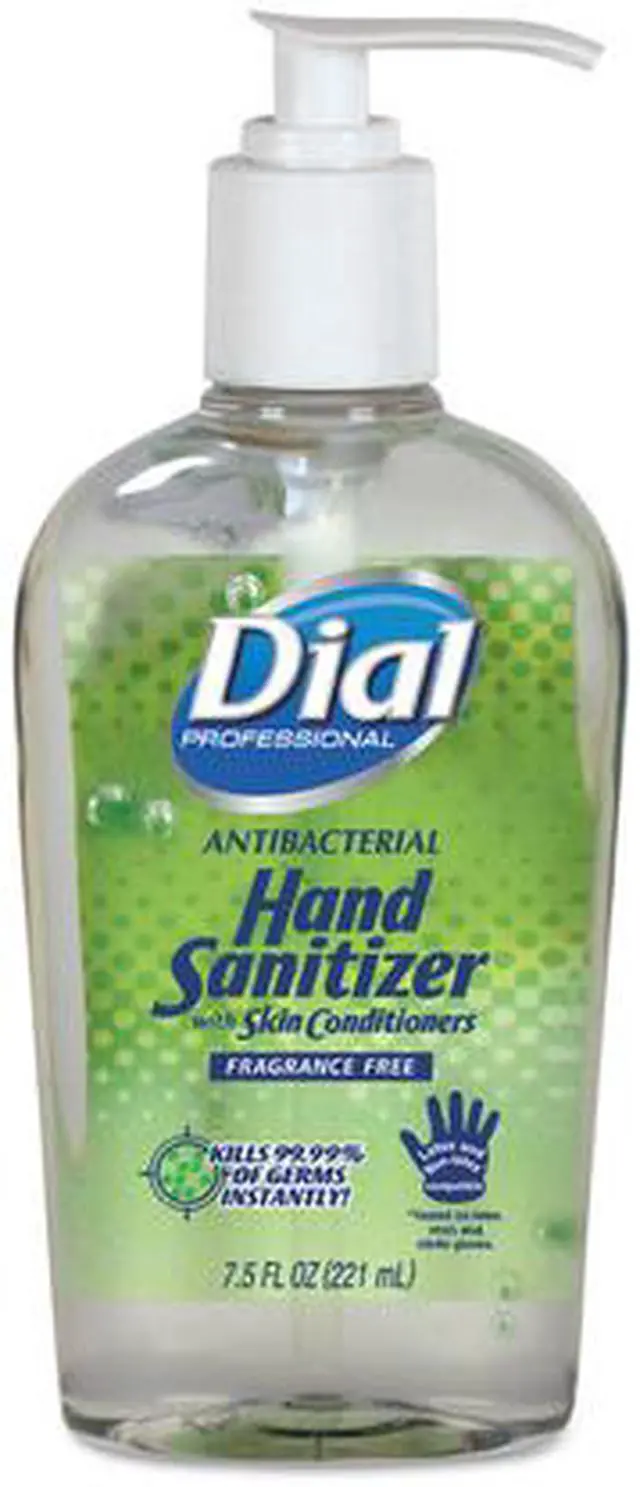 Alt view image 2 of 3 - Dial DIA 01585 Antibacterial Hand Sanitizer with Moisturizers, 7.5oz, Fragrance-Free