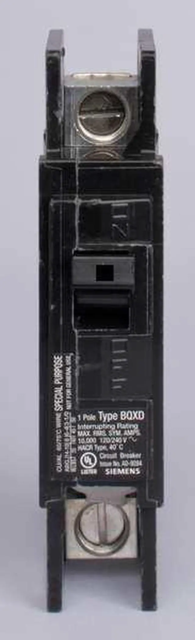 Alt view image 4 of 5 - SIEMENS BQ1B025 Miniature Circuit Breaker, BQ Series, 25A, 1 Pole, 120V AC,