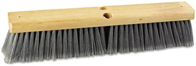 Alt view image 16 of 18 - Boardwalk Floor Brush Head 18" Wide Flagged Polypropylene Bristles 20418
