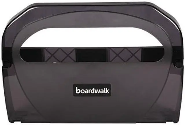 Alt view image 7 of 15 - Toilet Seat Cover Dispenser, Plastic, 17 1/4x3 1/8x11 3/4, Smoke Black, 10/Crtn BWKTS510SBBWEA