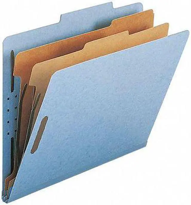 Alt view image 4 of 10 - Smead 100% Recycled Pressboard Classification Folder 14021