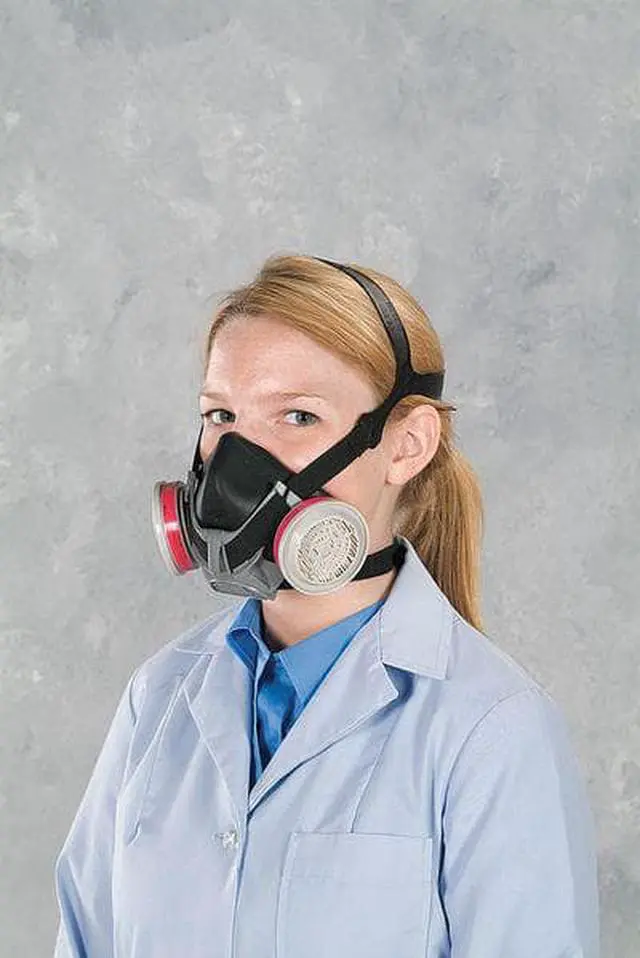 Alt view image 7 of 8 - MSA SAFETY 10102182 Half Mask Respirator, Advantage 420 Assembly, Bayonet,