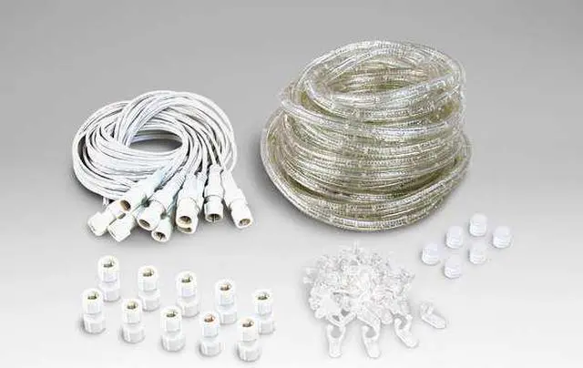 Alt view image 4 of 6 - Grote Flexible Rope Lighting, 50", Clip Mounting, White White  60481