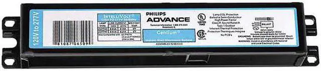 Alt view image 3 of 5 - ADVANCE ICN-3TTP40-SC Electronic Ballast,CFL Lamps,120/277V