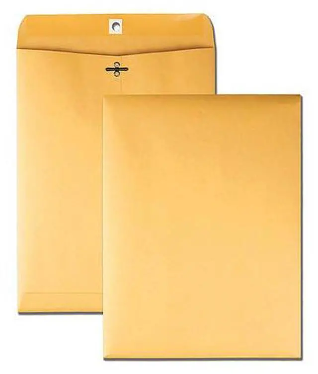 Alt view image 4 of 8 - Business Source Clasp Envelopes 28 lb. 6-1/2"x9-1/2" 100/BX Brown Kraft 36661
