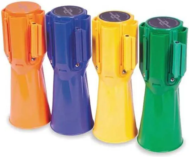 Alt view image 2 of 3 - TENSABARRIER TC114-30-MAX-NO-D4X-C Tensacone Topper,Orange,Belt Yellow/Blk