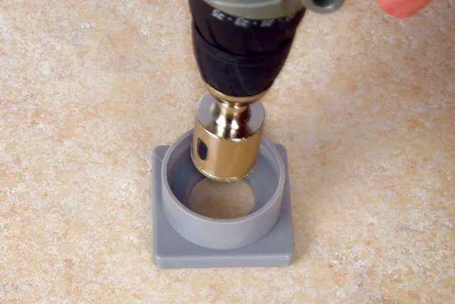 Alt view image 3 of 5 - QEP 10569 Hole Saw Kit,Diamond,Grit Edge,1-3/8 In