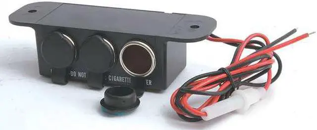 Alt view image 3 of 3 - HAMSAR 3VTE6 MultiSocket,3 Outlet,Hardwired