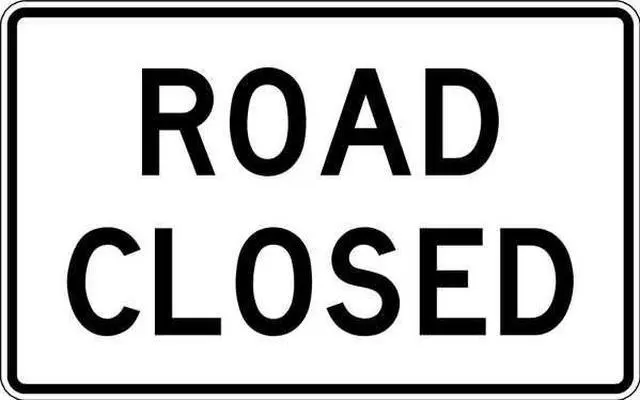 Alt view image 3 of 3 - LYLE R11-2-48HA Traffic Sign,30 x 48In,BK/WHT,Text,R11-2