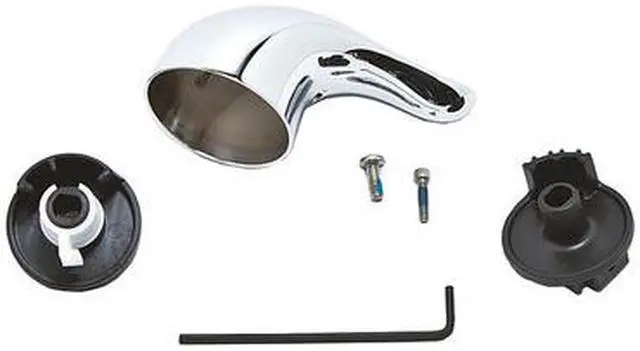 Main image of MOEN 100657 Shower Handle,Chrome,Single Lever