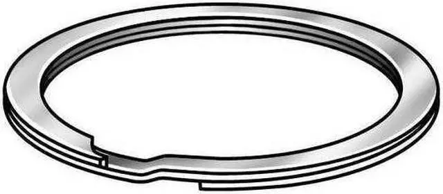 Alt view image 2 of 2 - ZORO SELECT WSM-287 External Retaining Ring, Steel, Oil Finish, 5 PK