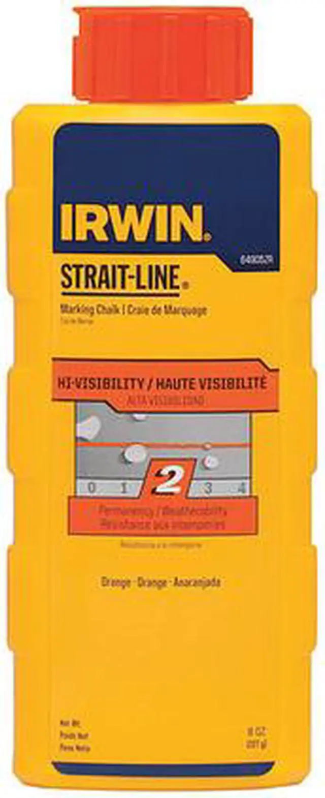 Alt view image 7 of 7 - Irwin 8oz Orange Marking Chalk High Visibility 64905