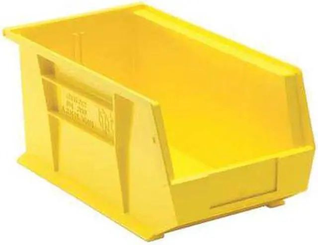 Alt view image 2 of 7 - QUANTUM STORAGE SYSTEMS QUS240YL Yellow Hang and Stack Bin, 14-3/4"L x 8-1/4"W