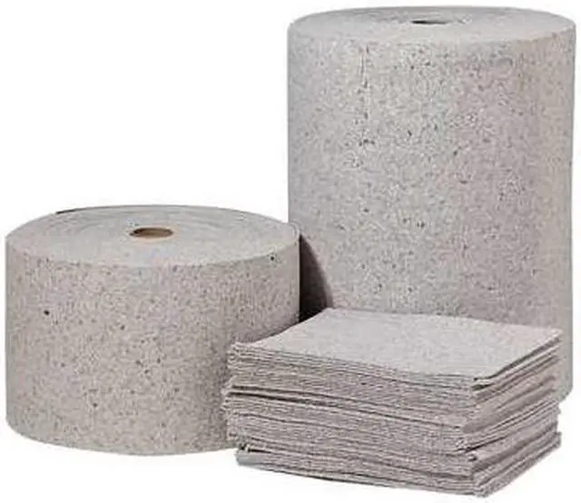 Alt view image 3 of 3 - BRADY RFP328-DP Sorbent Roll, 54 gal, 28 1/2 in x 150 ft, Universal, White,