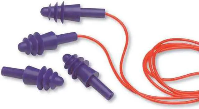 Alt view image 7 of 17 - HONEYWELL ENVIRONMENTAL Four Flanged Earplug Corded Red DPAS30R