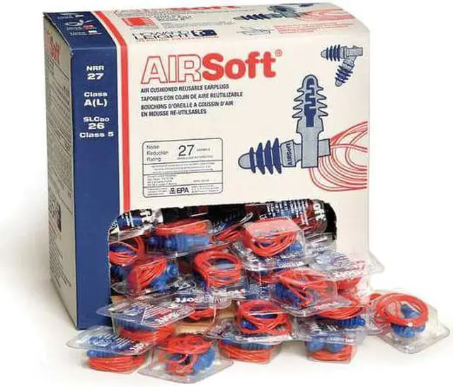 Alt view image 8 of 17 - HONEYWELL ENVIRONMENTAL Four Flanged Earplug Corded Red DPAS30R