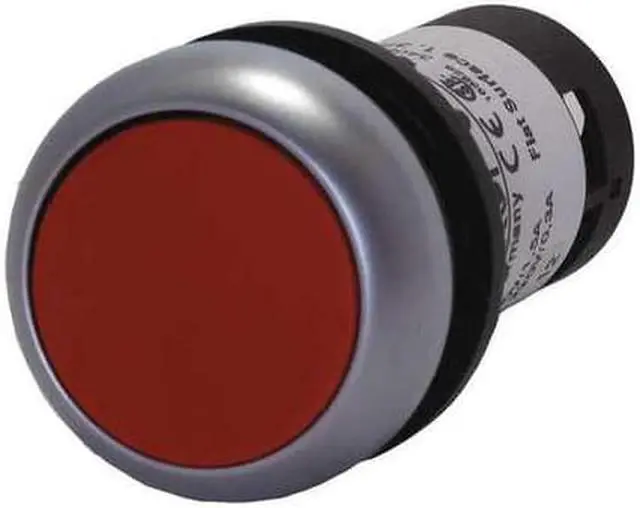 Alt view image 2 of 2 - EATON C22-D-R-K01 Non-Illuminated Push Button, 22 mm, 1NC, Red