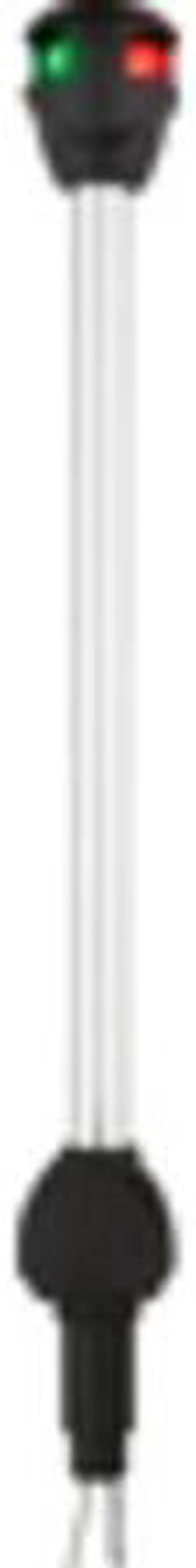 Alt view image 3 of 6 - Attwood Lightarmor Bi-Color Navigation Pole Light W/Task Light - Straight - 10"