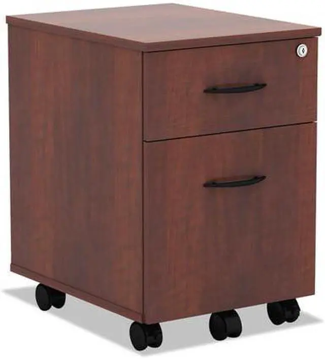 Alt view image 10 of 14 - Alera - VABFMC - Alera Valencia Series Mobile B/F Pedestal, 14 7/8 x 19 1/8 x 22 7/8, Med. Cherry