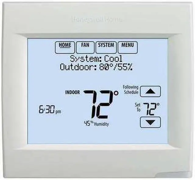 Alt view image 2 of 9 - Honeywell TH8321R1001/U - VisionPRO® 8000 Thermostat with RedLINK™ Technology