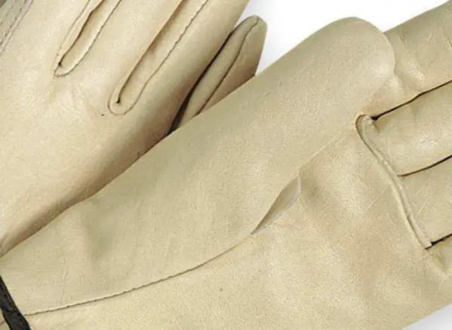 Alt view image 2 of 2 - CONDOR 3ZL52 Leather Drivers Gloves, Cowhide, Full Finger, Shirred Slip-On,