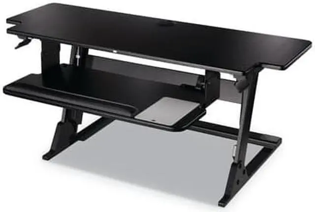 Alt view image 14 of 20 - 3M SD70B Precision Standing Desk XL Easy Lift, Primary Work Surface Large Enough to Fit Two 27" Monitors and Lift Up to 45 lbs - Black - MMM SD70B