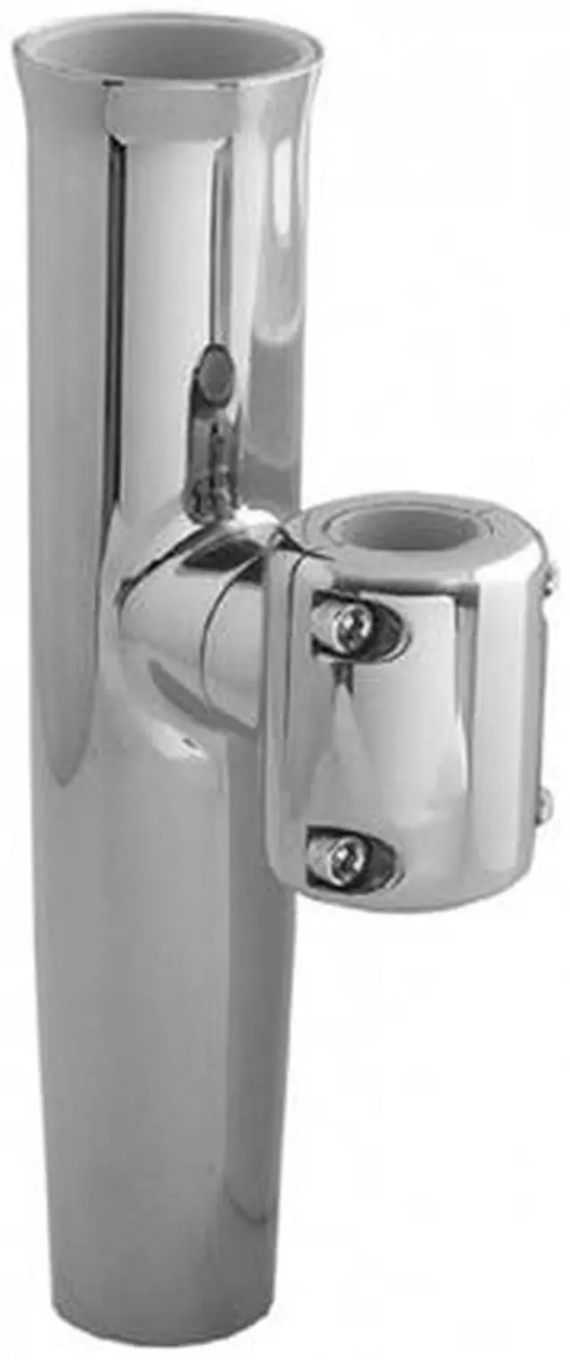 Alt view image 5 of 8 - TACO METALS TACO STAINLESS STEEL CLAMP-ON ADJUSTABLE ROD HOLDER F16-2600POL-1