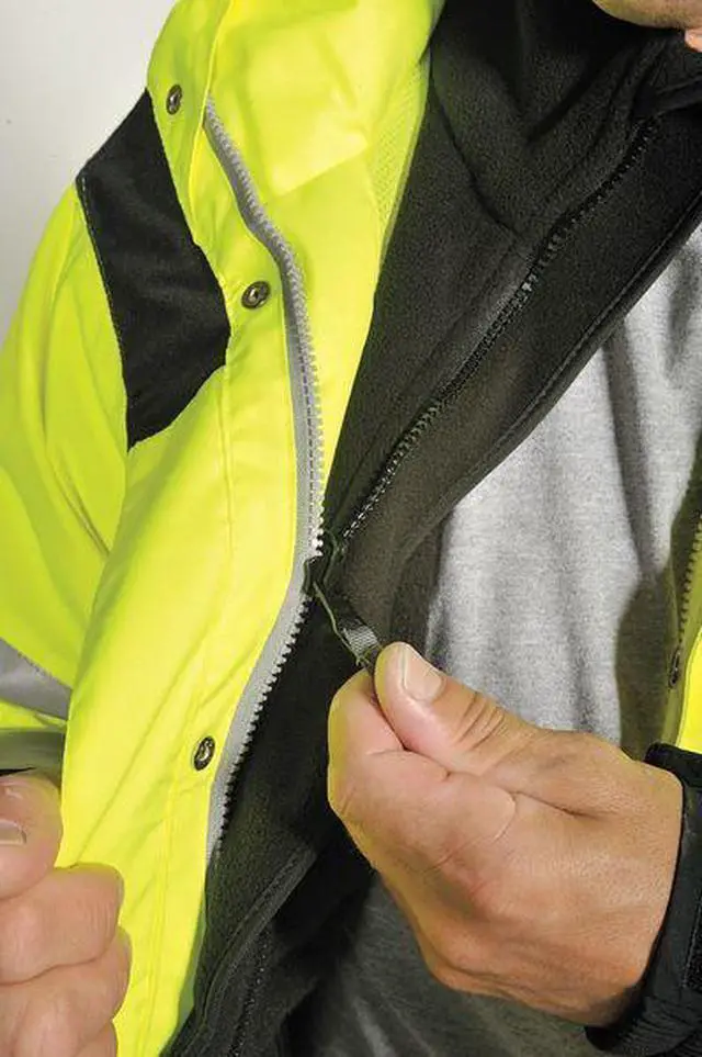 Alt view image 3 of 7 - TINGLEY J24172 Icon Rain Jacket, Class 3, Type P, Ylw/Green, 3XL