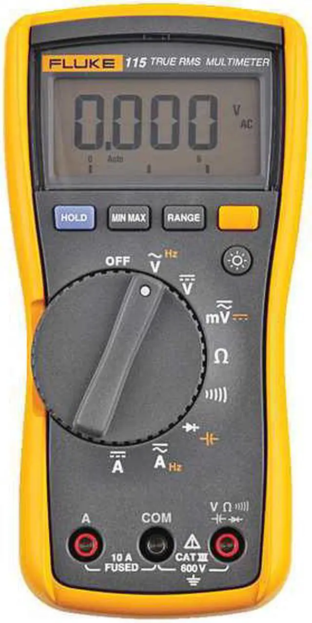 Alt view image 9 of 10 - FLUKE FLUKE-115 Digital Multimeter, 600 Max. AC Volts, 600 Max. DC Volts, 10