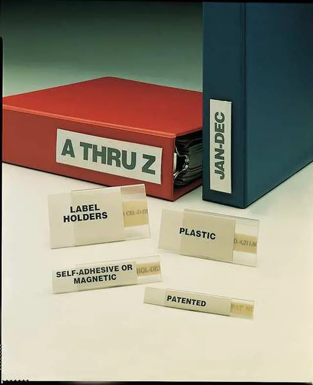 Alt view image 2 of 2 - HOL-DEX L31GR Label Holder,Pk25