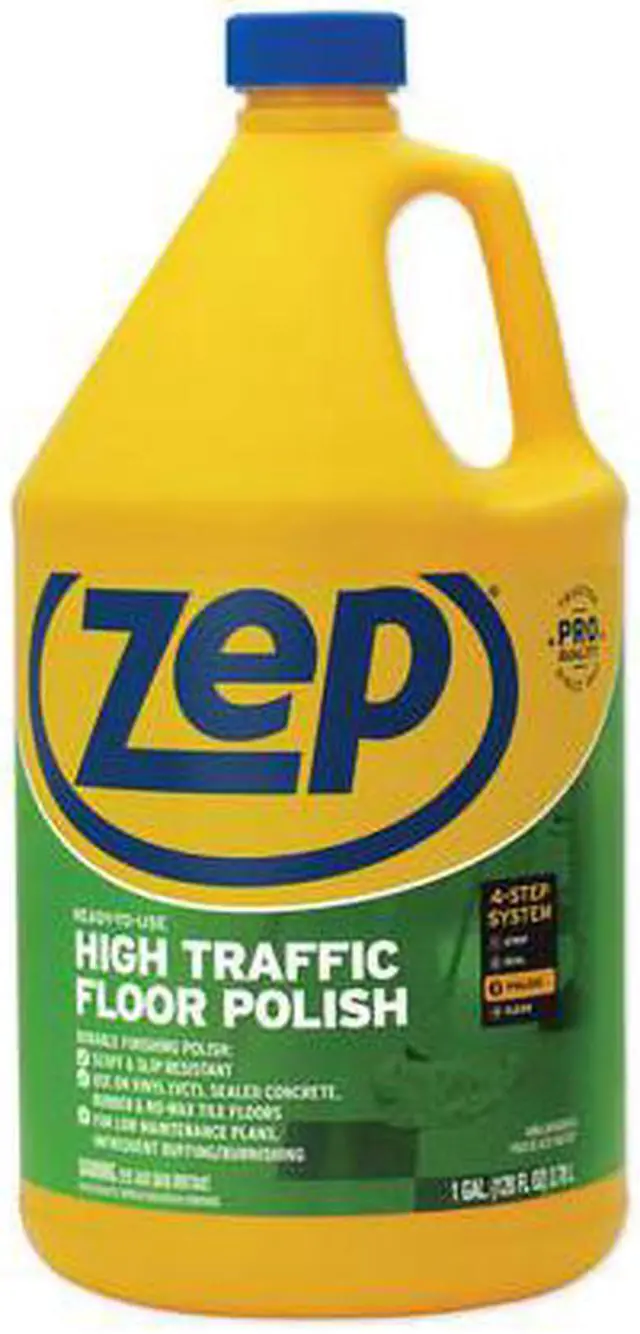 Alt view image 9 of 13 - Zep High Traffic Floor Polish 1 gal Bottle 1044999