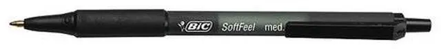 Alt view image 4 of 17 - BIC Soft Feel Retractable Ballpoint Pen Black 1mm Medium 36/Pack SCSM361BK