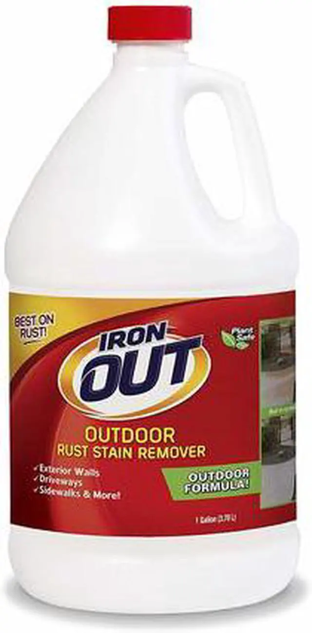 Alt view image 2 of 2 - IRON OUT LI04128N Outdoor Rust Stain Remover, 1 Gallon