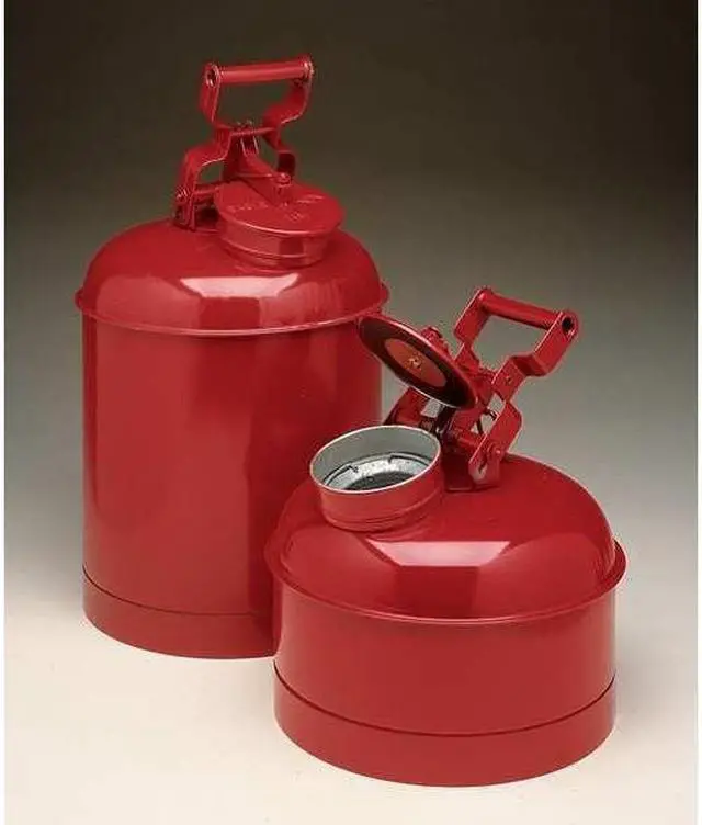 Alt view image 4 of 5 - EAGLE MFG 1425 Liquid Disposal Safety Can, Galvanized Steel, 5 gal, Flame