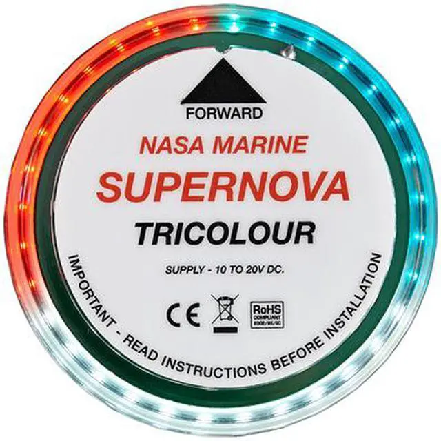 Alt view image 6 of 9 - Clipper Supernova Combi LED Tricolor Masthead Anchor Light