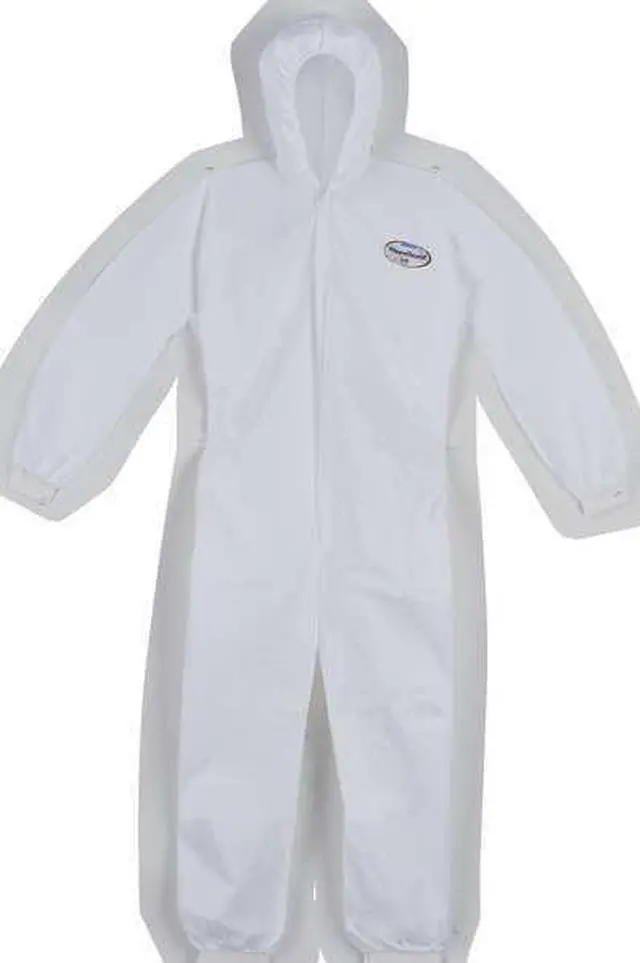 Alt view image 2 of 6 - KLEENGUARD 46114 Disposable Coveralls, Hooded, XL, KleenGuard(TM) A30, Zipper,