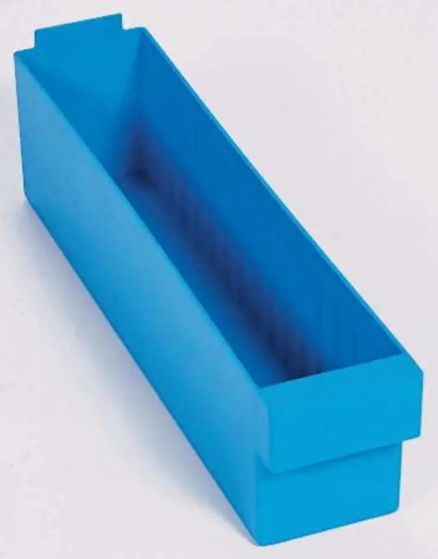Alt view image 2 of 2 - QUANTUM STORAGE SYSTEMS QED604BL Drawer Storage Bin, High Impact Polystyrene,