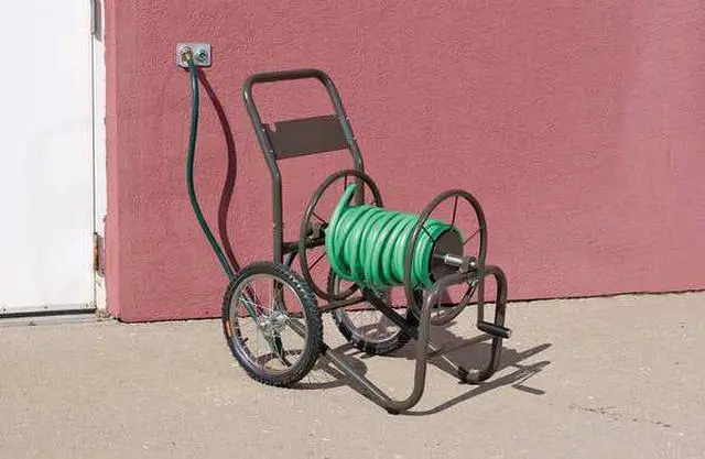 Alt view image 9 of 11 - LIBERTY GARDEN 2LRK8 Portable Hose Cart,Steel,17 In. Dia.