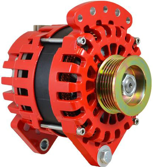 Alt view image 3 of 3 - Balmar Alternator 3.15" Dual Foot Saddle K6 Serpentine Pulley - 170A - 12V